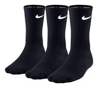 Nike U Nk Perf Ltwt Crew 3Pr - Chaussettes, Noir/blanc, taille : XL