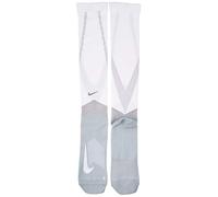 Nike U NK SPARK COMP KNEE HIGH Chaussettes White/wolf grey FR : XL (Taille Fabricant : 12-)