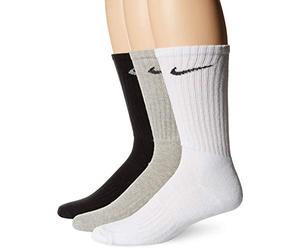 Nike U Nk V Cush Crew - 3p Value Socquettes Mixte (lot de 3)