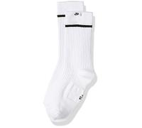 Nike U Snkr Sox Essential Crew 2PR Chaussettes White/Black/(Black) FR: M (Taille Fabricant: M)