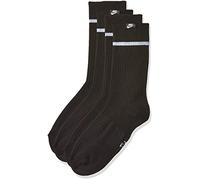Nike U SNKR SOX Essential CRW 2PR Chaussettes Black/White/White FR : S (Taille Fabricant : S)