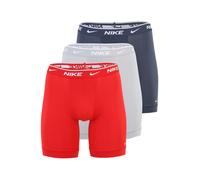 NIKE Underwear Boxers bleu-gris / gris clair / rouge, Taille L