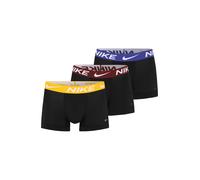 NIKE Underwear Boxers bleu / jaune / bourgogne / noir, Taille S