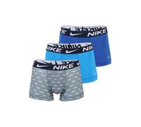 NIKE Underwear Boxers 'Everyday Essential' azur / bleu roi / gris / blanc, Taille L