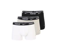 NIKE Underwear Boxers gris chiné / noir / blanc, Taille M