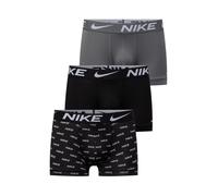 Nike Dri-Fit Esmicro Trunks 3Pk pour Homme Nike Logo Print/Cool Grey/Black XS