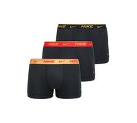 Boxer Nike Trunk noir rouge orange 3 unités - M