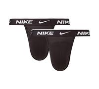 Nike Underwear Homme Essential Jock Strap Lot de 3 - Soutien Optimal, Respirant, Performance Sportive, Black/Black/Black, XS