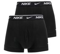 Nike Underwear Homme Essential Trunks Lot de 2 - Ceinture Confortable, Liberté de Mouvement, Convient à Un Usage Quotidien, Black, S