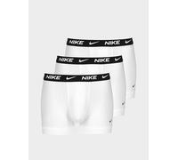 Nike Underwear Homme Essential Trunks Lot de 3 - Jambes Courtes, Coupe ajustée, Matière Stretch Douce, White, XL