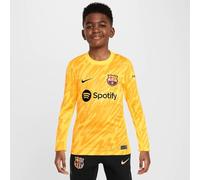 Nike Unisex Kids Shirt FCB Y NK DF Stad JSY Ls Gk, Tour Yellow/Tour Yellow/Black, FN9161-719, L