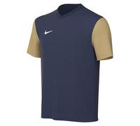 Nike Unisex Kids Short Sleeve Top Dri-Fit Tiempo Premier 2, Midnight Navy/Jersey Gold/White, DH8389-411, XL