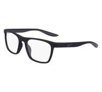 Nike Unisex NIKE 7039 001 Montures optiques Plastique Noir-opaque Carré