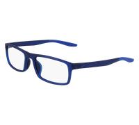 Nike Unisex NIKE 7119 401 Montures optiques Bio-inject Bleu Carré Normale Photochromatique