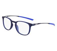 Nike Unisex NIKE 7151 410 Montures optiques Plastique Bleu opaque Carré