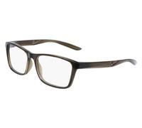 Nike Unisex NIKE 7304 316 Montures optiques Plastique Vert sombre Carré