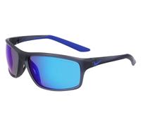 Nike Unisex NIKE ADRENALINE 22 M DV2155 021 Lunettes de soleil Plastique Gris Bleu Carré Miroir