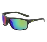 Nike Unisex NIKE ADRENALINE 22 M DV2155 355 Lunettes de soleil Plastique Vert Vert Carré Miroir Photochromatique