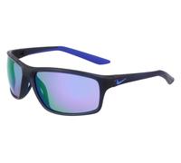 Nike Unisex NIKE ADRENALINE 22 M DV2155 451 Lunettes de soleil Plastique Bleu Violet Carré Miroir