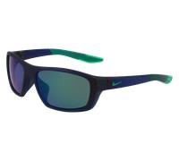 Nike Unisex NIKE BRAZEN BOOST M FJ1978 451 Lunettes de soleil Plastique Bleu opaque Vert Carré Miroir Normale