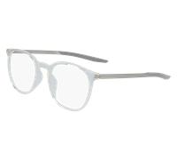 Nike Unisex Nike NIKE 7280 901 Montures optiques Plastique Transparent Géométrique Normale Photochromatique