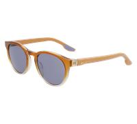 Nike Unisex Nike NIKE ECLIPSE DAWN EV24046 725 Lunettes de soleil Acétate Marron Bleu Ronde Normale