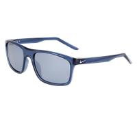 Nike Unisex Nike NIKE FIRE L P FD1819 434 Lunettes de soleil Bio-inject Bleu Argent Carré Polarisé Polarisé