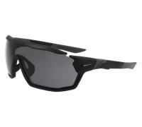 Nike Unisex Nike NIKE SHOW X RUSH DZ7368 010 Lunettes de soleil Bio-inject Noir Gris Masque Normale Photochromatique
