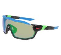 Nike Unisex Nike NIKE SHOW X RUSH E DZ7369 060 Lunettes de soleil Bio-injecté Gris Vert Masque Normale