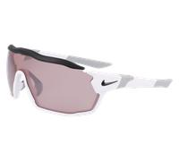 Nike Unisex Nike NIKE SHOW X RUSH E DZ7369 100 Lunettes de soleil Bio-inject Blanc Violet Masque Normale Photochromatique