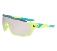 Nike Unisex Nike NIKE SHOW X RUSH E DZ7369 702 Lunettes de soleil Plastique Jaune Marron Masque Miroir