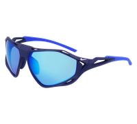 Nike Unisex NIKE ZEUS RISE IF1120X 492 Lunettes de soleil Bio-inject Blu Blu Carré Normale Specchiato