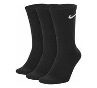 Nike Chaussettes Essential Crew Unisexe – Noir, Coton – Taille 42-46
