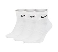 Nike Unisexe 3er Paquet Chaussettes - Everyday, Coton Amorti Cheville, Einfarbi