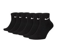 Nike Unisexe 6er Paquet Chaussettes - Everyday, Coton Amorti Cheville, Einfarbi