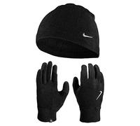 Bonnet gants nike run fleece noir femme