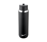 Nike Unisexe - Adulte SS Recharge Straw Bottle 24 OZ Gourde Noir/Blanc 709 ml
