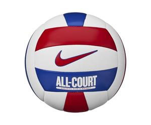 Nike Unisexe All Court Deflated Ballon de Beach-Volley White/University Red/Game Royal/University Red 5