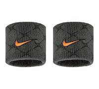 Nike Unisexe Dri-Fit Swoosh Classic 2Pk Printed Serre-Poignet Anthracite/Black/Total Orange One Size
