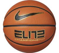 Nike Unisexe Elite Championship 8P 2.0 deflated Ballon de Basket Amber/Black/Metallic Gold/Black 7