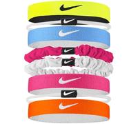 Nike Unisexe Flex Classic Mixed 8PK Élastique à Cheveux Volt/White/Black One Size