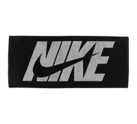 Nike Serviette jacquard graphique moyenne – Noir 35 x 80 cm