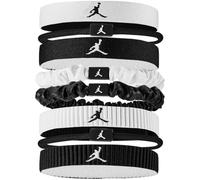 Nike Unisexe Jordan Sport Mixed Width 8 PK Élastique à Cheveux White/Black/Black One Size