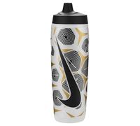 Nike Unisexe Refuel Graphic Bouteille d'eau Clear/Black/Flt Gold/Flt Silver/Black 709 ML