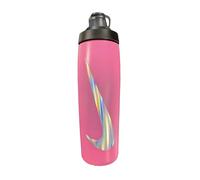 Nike Gourde Refuel 709 ml Couvercle verrouillable anti-fuite Rose Spell/Noir/Argent irisé