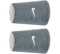 Nike Unisexe Swoosh Classic Reversible Doublewide 2Pk Serre-Poignet Cool Grey/White/Cool Grey One Size