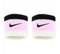 Nike Swoosh Wristbands Articulation BND Ensemble Unisexe 2 pièces en Coton et Nylon, Couleur : Mousse Rose/Lait de Noix de Coco, Taille : Taille Unique, N.000.1565.641.OS