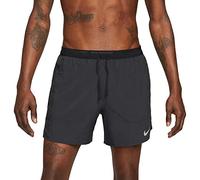 Nike Upper Thigh Length Short M NK DF Stride 5In BF Shrt, Black/Black/Reflective Silv, DM4755-010, XL