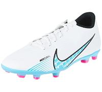 Nike Vapor 15 Club MG, Chaussures Football (FG) Mixte, White/Baltic Blue-Pink Blast, 44.5 EU