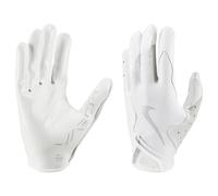 Nike Vapor Jet 8.0 Gants de football Blanc | Blanc | Platine Taille M